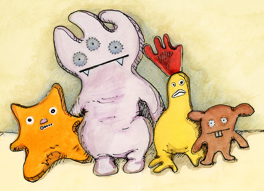 stuffed couch buddies