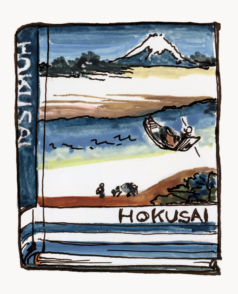 Hokusai book
