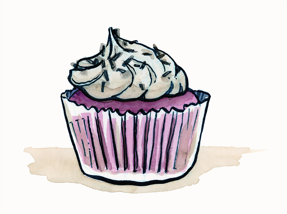 red velvet cupcake