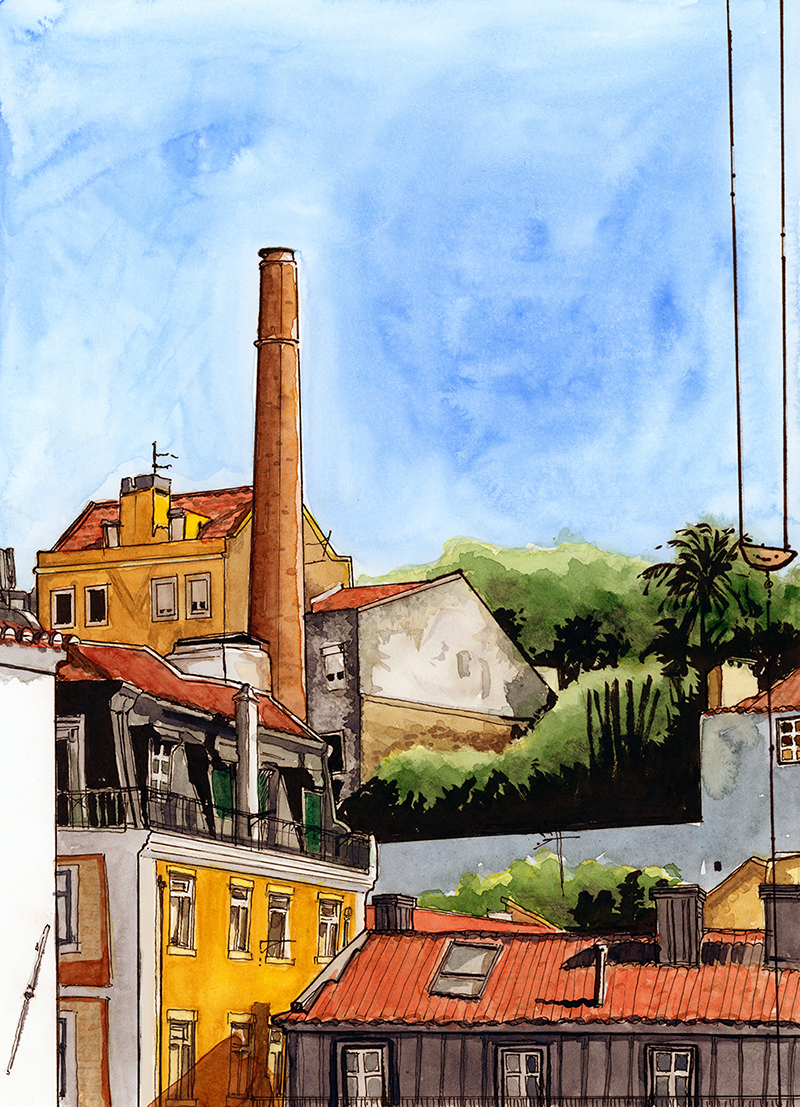 Alfama buildings